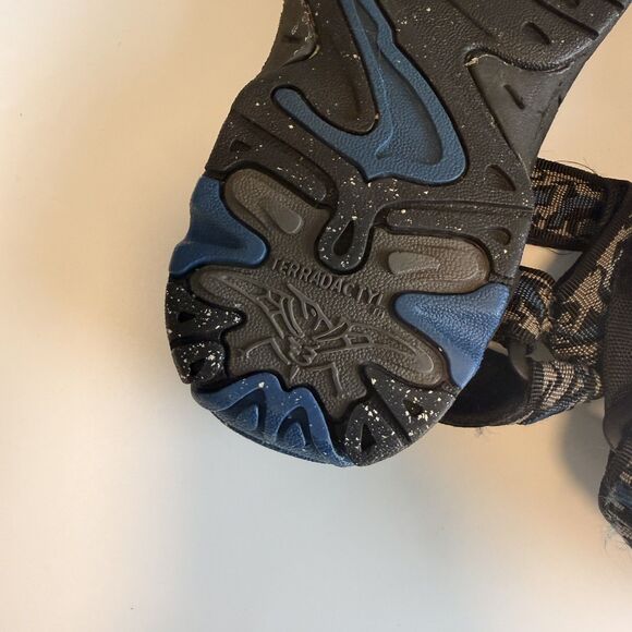 Teva Mens Terradactyl Sandals Size 10 Hiking Sandals Outdoors Black Blue